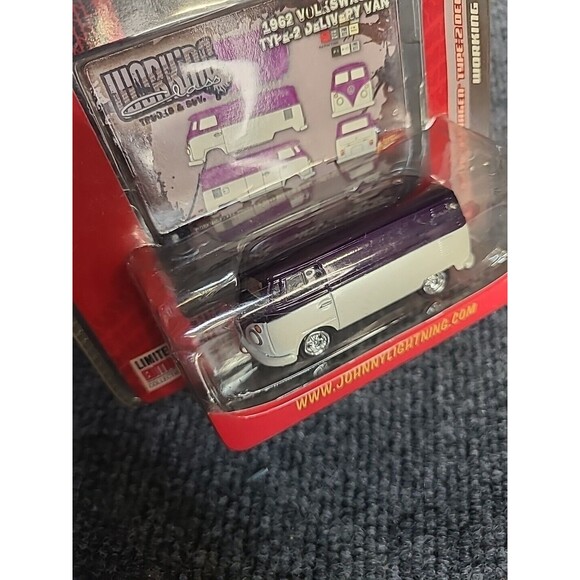 Vtg Johnny Lightning Volkswagen 1962 Type 2 Delivery Van Working Class Limited - Picture 2 of 5